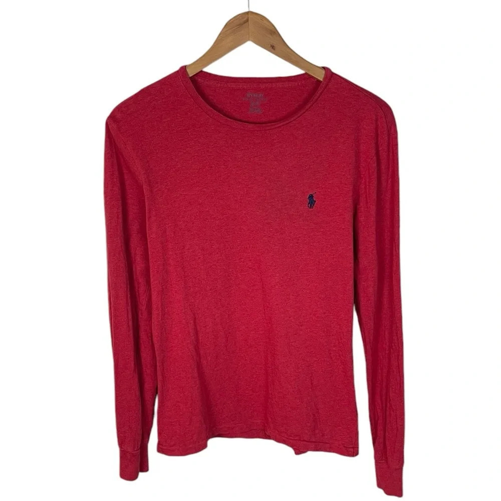 LS265 Men’s Polo Ralph Lauren Designer Long Sleeve Preppy T Shirt S